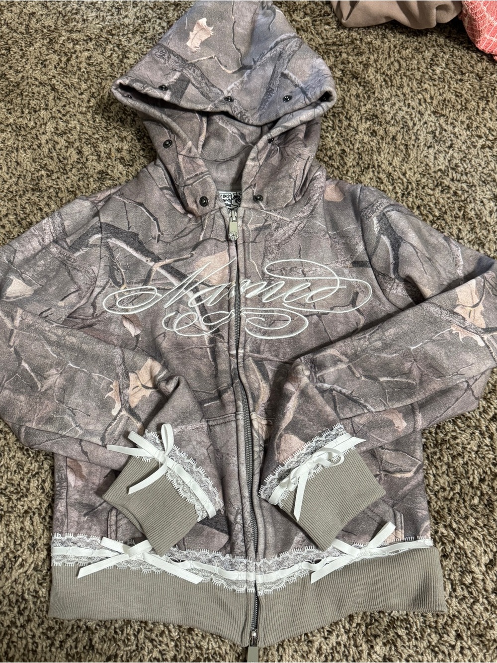 Named Collective Prey Camo Hoodie Zip up
